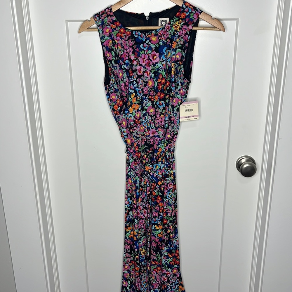 Anne Klein fit and flair floral dress NWT as 6
